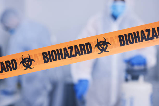 Professional Biohazard Cleanup technician working in Fullerton, NE